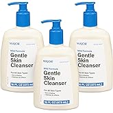 MAJOR Gentle Skin Cleanser for All Skin Types - Non-Irritating, Mild Formula - Cleanses and Softens - Fragrance-Free - 16 Fl Oz (3 Pack)