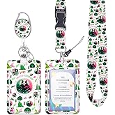 Witch Merch, ID Badge Holder with Lanyard, Retractable ID Badge Card Holders Detachable Neck Lanyard Strap with Badge Reel and Vertical ID Holder, Witch Gifts for Women Fans Movie Lovers