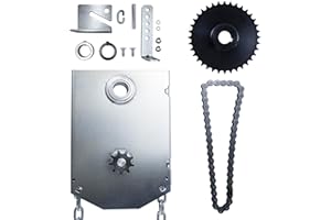 LAJIAOZ Garage Door Jackshaft Chain Hoist - 4:1 Reduced Drive Heavy Duty Hoist for Roll Up Doors and Jackshaft Garage Door Openers