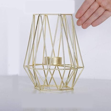 Amazon 現代美術壁マウントキャンドルホルダーメタルヴィンテージハンギングドライフラワー花瓶幾何学茶の光ホーム装飾キャンドルスティック3d Lrosegold キャンドル キャンドルスタンド オンライン通販