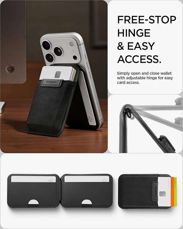 Slim Fold MagFit Porte Carte MagSafe [Jusqu’à 12 Cartes]