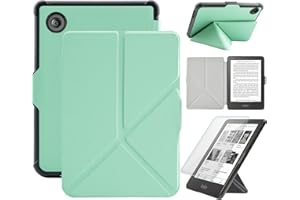 Étui compatible avec Kobo Clara Color (modèle N367, 2024)/BW (N365, 2024)/ 2E (N506, 2022), comprend un protecteur d'écran – 