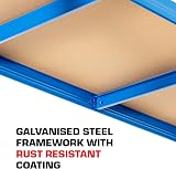 Rhino Racking 5 Tier Heavy-Duty Industrial Shelves Blue 180x120x45cm view 4