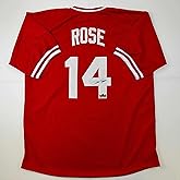 Facsimile Autographed Pete Rose Cincinnati Red Reprint Laser Auto Baseball Jersey Size Men's XL