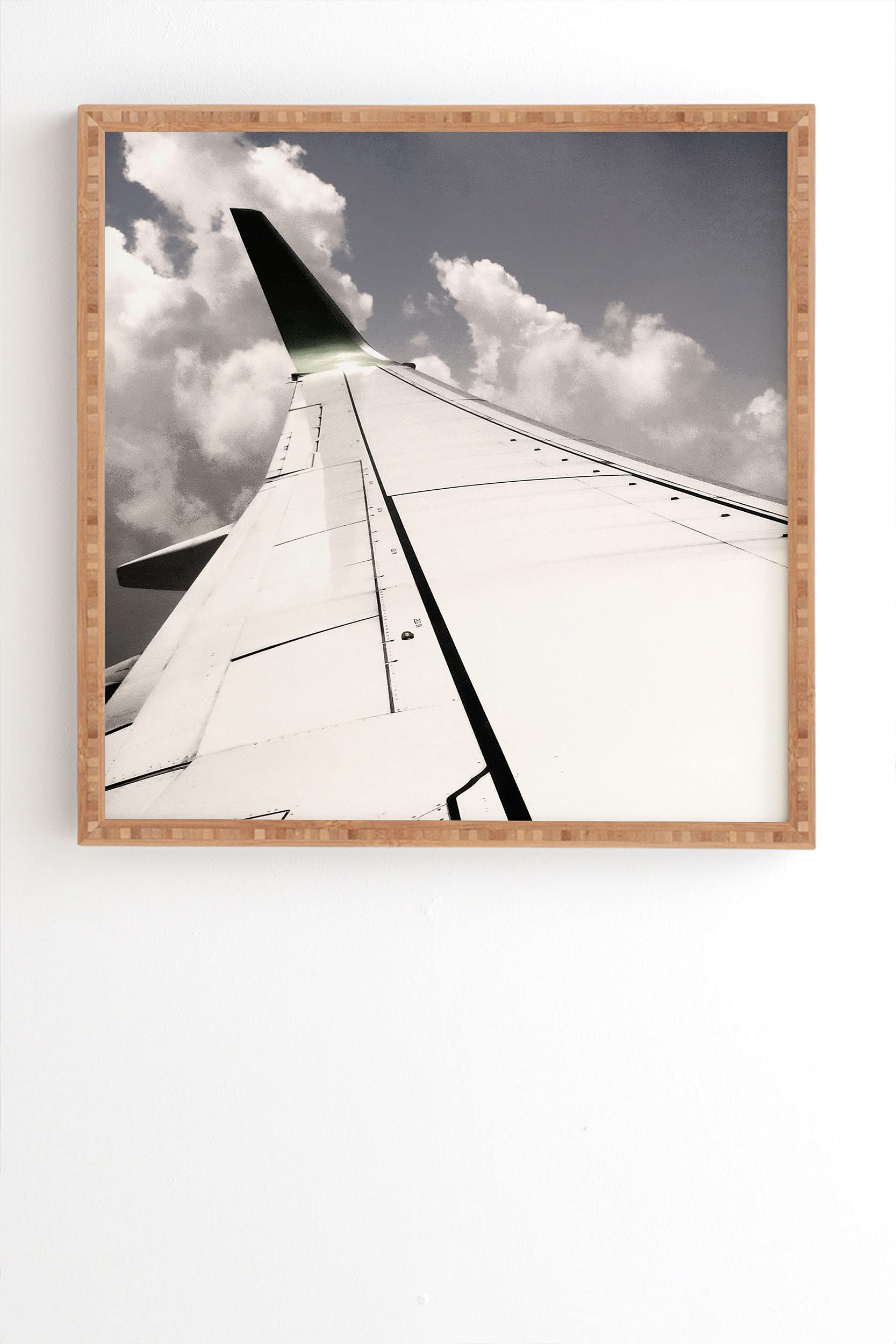 Photo 1 of Deny Designs Ballack House Wall Art, Bamboo Frame 20" x 20", If You Want Me to Stay