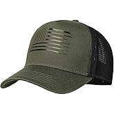 Oversize XXL American Flag Trucker Hat Baseball Cap for Men Women，Adjustale 3D Embossed USA Baseball Big Head Cap