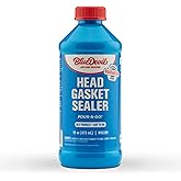 BlueDevil Products 00209 Pour-N-Go Head Gasket Sealer - 16 Ounce | Permanent Seal for All Engine Types | Multi-Vehicle Formula