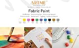 Artme Fabric Paint Set 10 Colours 20ml - Wash-Safe for DIY Projects view 2