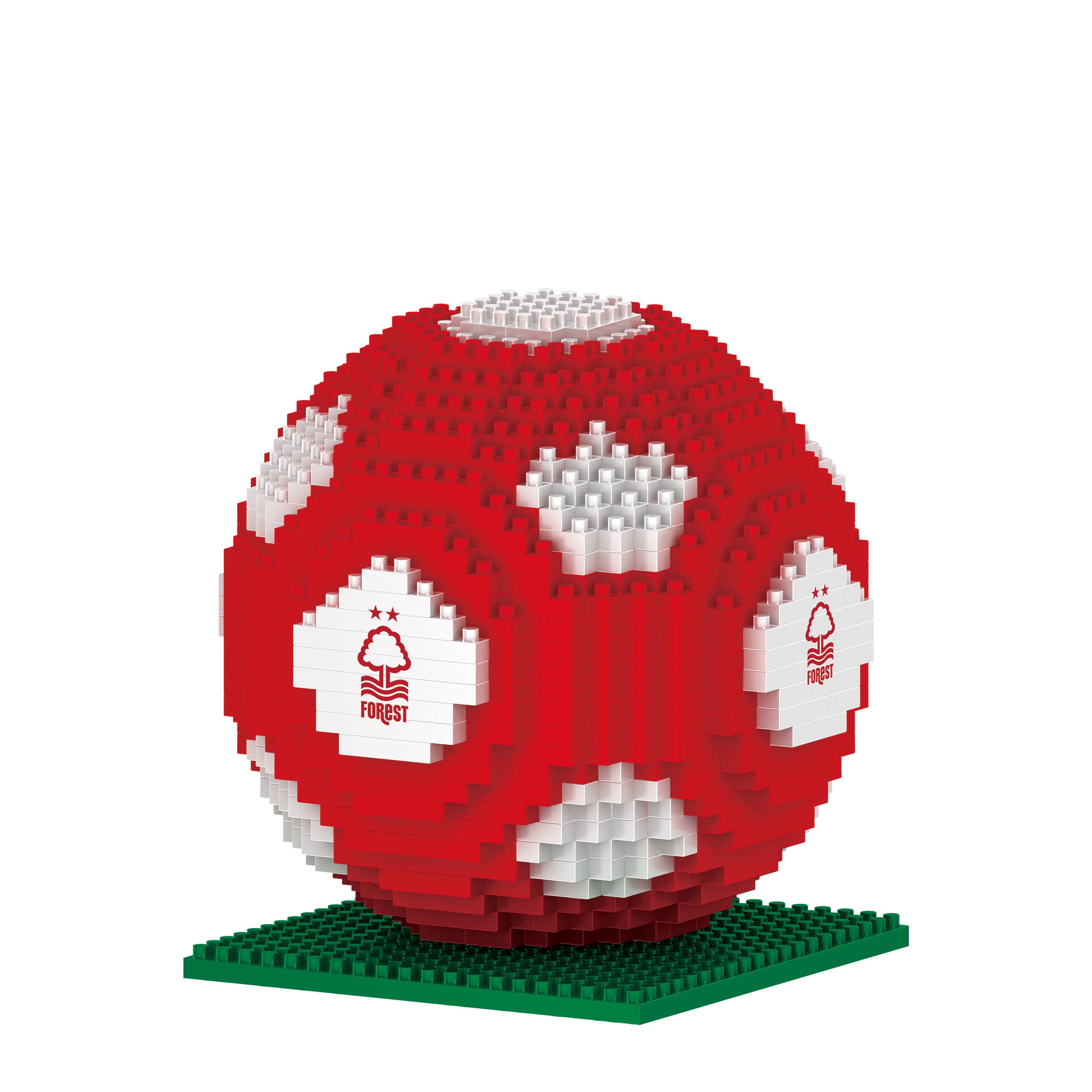FOCO Officially Licensed Nottingham Forest FC BRXLZ 3D Bricks Football Construction Toy Model