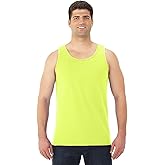 Fruit of the Loom Adult 5 oz. HD Cotton™ Tank L SAFETY GREEN