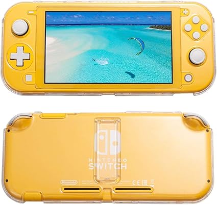 Amazon Com Insten Crystal Clear Case With Stand Compatible Compatible With Nintendo Switch Lite 2019 Ultra Slim Lightweight Transparent Shock Absorption Anti Scratch Protective Shell Cover Case Clear