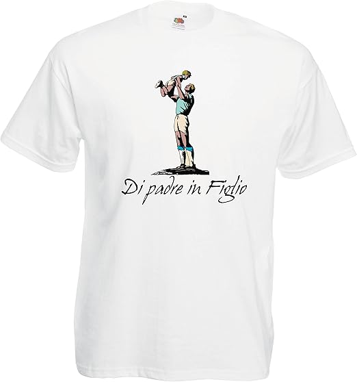 Settantallora T Shirt Maglietta J1688 Di Padre In Figlio Vecchie Maniere Tradizione Ultras Amazon It Abbigliamento