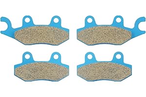 Front Left & Right Brake Pads Ceramic Organic for Kawasaki Teryx Teryx4 750/800 2008-2023, Brute Force 650/750 2005-2023 7155