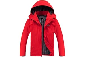 OTU Men's Lightweight Waterproof Hooded Rain Jacket Outdoor Raincoat Shell Jacket for Hiking Travel