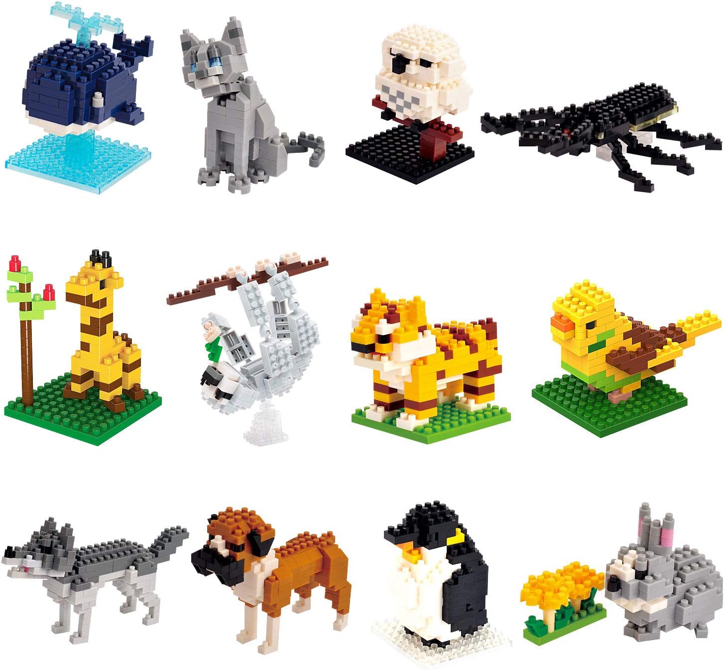building blocks animals