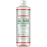 Dr. Bronner's Sal Suds Biodegradable Cleaner (16 oz) &ndash; All Purpose Pine Mop Detergent for Floors, Laundry &amp; Dishes, Multi Surface Concentrate, Heavy-Duty Degreaser