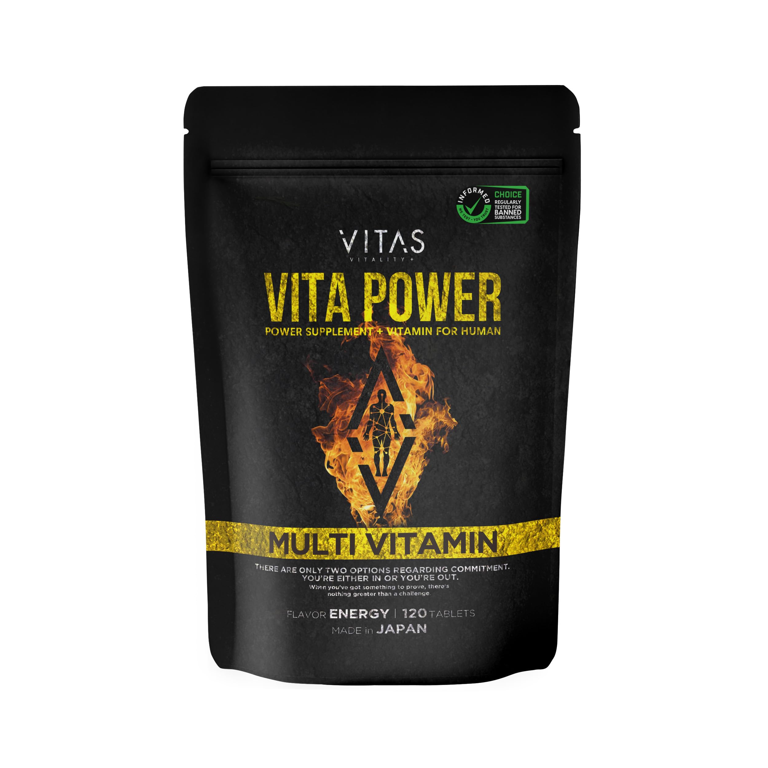 VITAS（バイタス） VITA POWER ビタパワー マカ 亜鉛 マルチビタミン 120粒 30日分商品画像