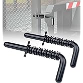 Aupar Heavy Duty Steel Trailer Gate Spring Latch Pin | Repair Kit 819T | Anti Rust | Black