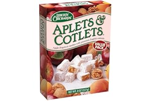 Liberty Orchards, Aplets & Cotlets Value Pack - Vegan, Fruit & Nut Chewy Candy - 8 Oz