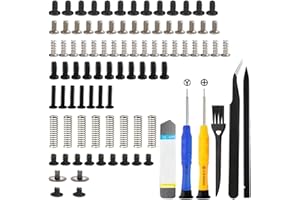 ZHUROUPU 83 Pcs Complete Full Set Screws Replacement Kit for Nintendo Switch NS Console and Joycon, with for Philips Tri-Wing