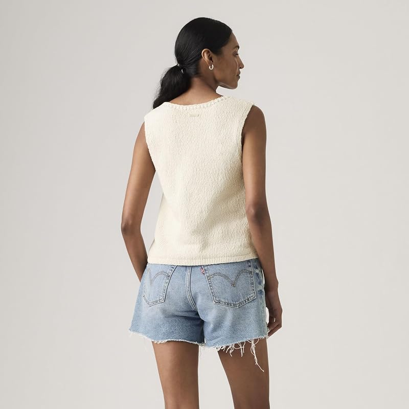 Helen Mini Boucle Vest Tofu Cotton