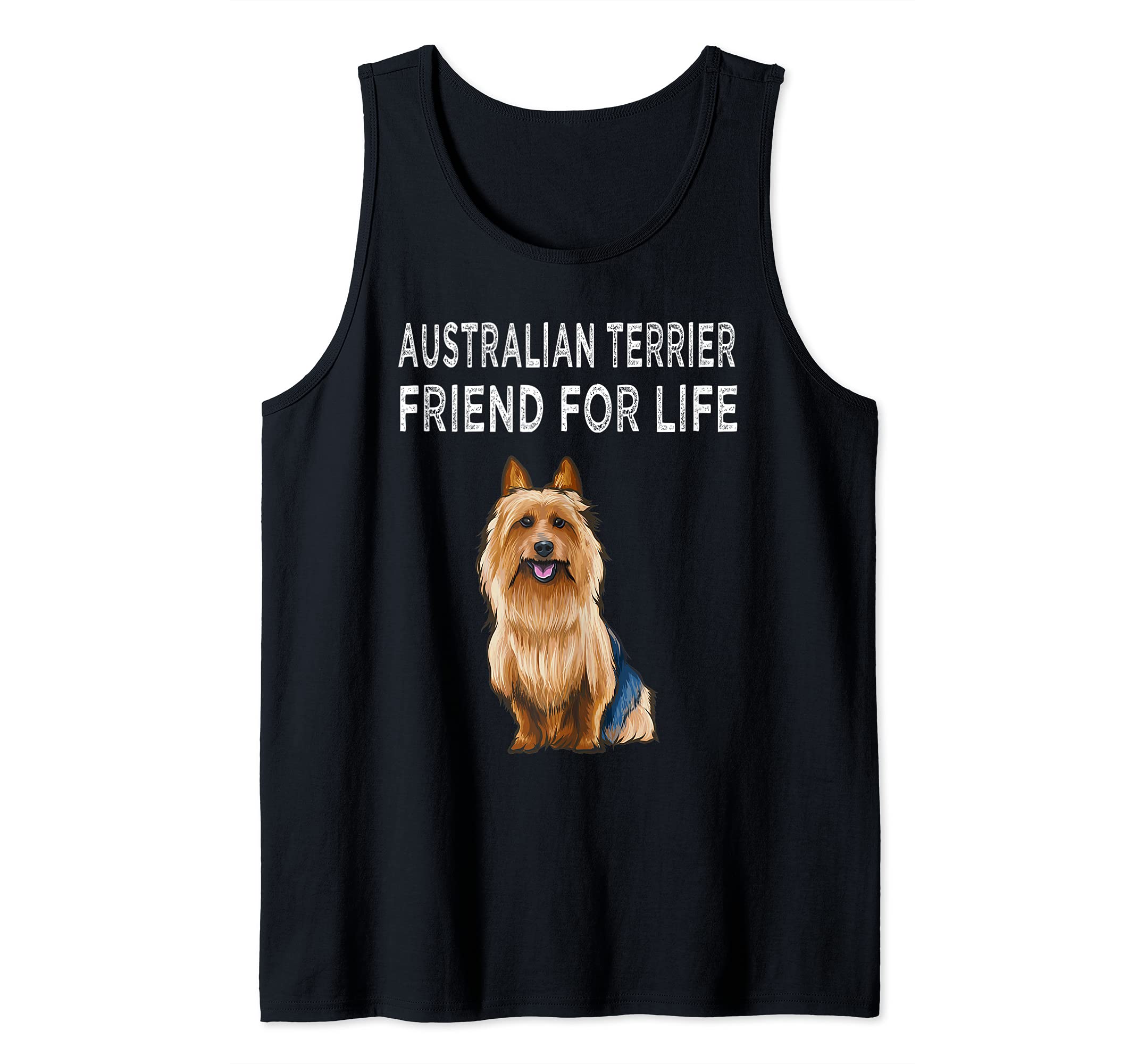 Australian Terrier Friend For Life Dog Friendship Tank Top