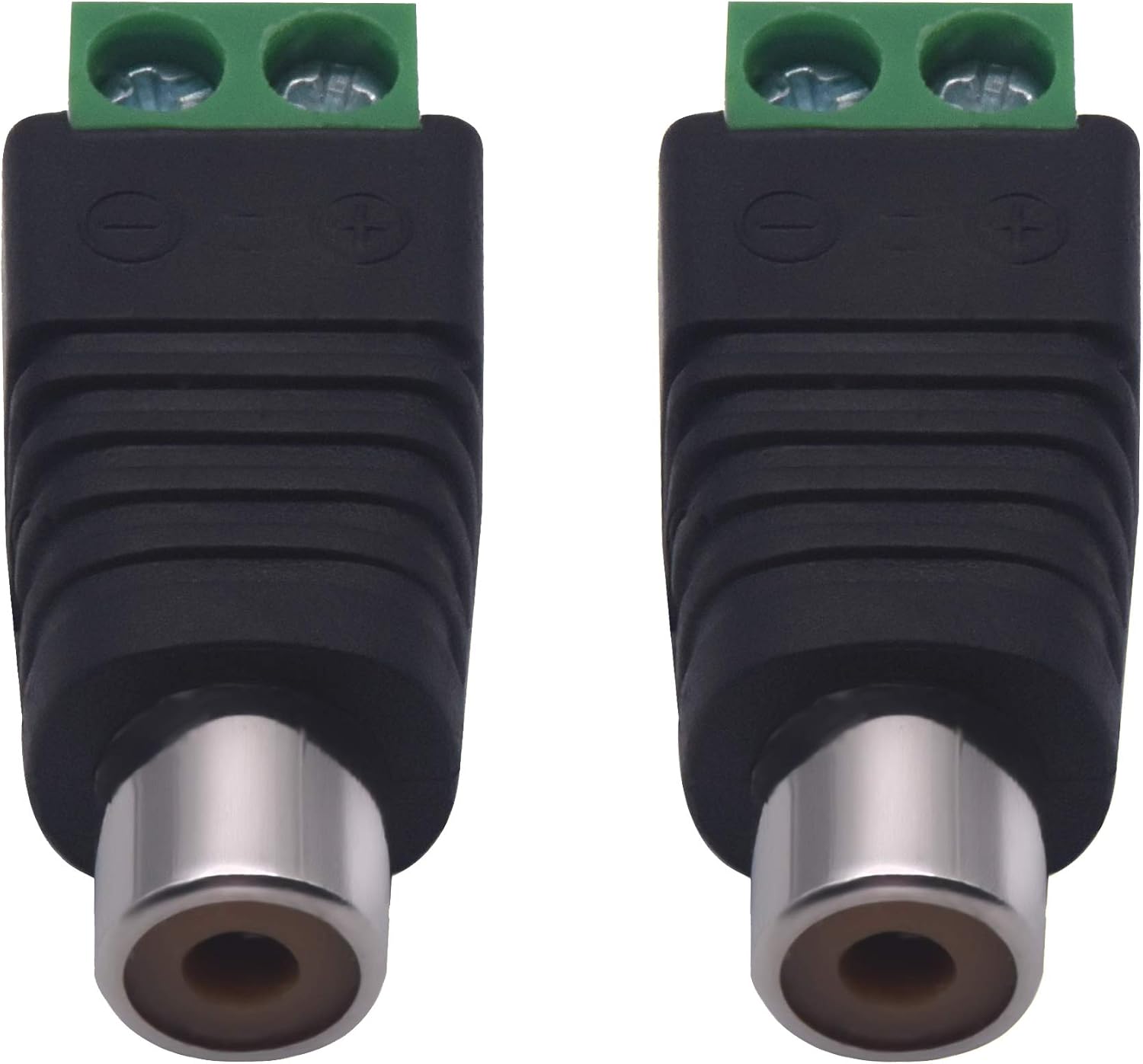 6 Pair Phono Plug Solderless Converter Audio/Video Speaker Wire