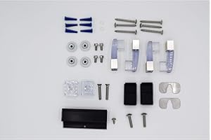 BASCO SHOWER DOOR Basco ECPPDLX51BN framed sliding shower door parts, Brushed Nickel