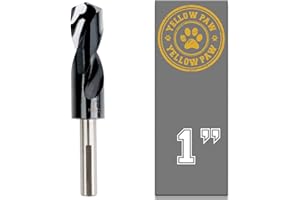 1 Inch Drill Bit for Metal - Industrial Grade M35 Cobalt Titanium Aluminum Nitrite - 1" Diameter & Total Length of 6" with Wo