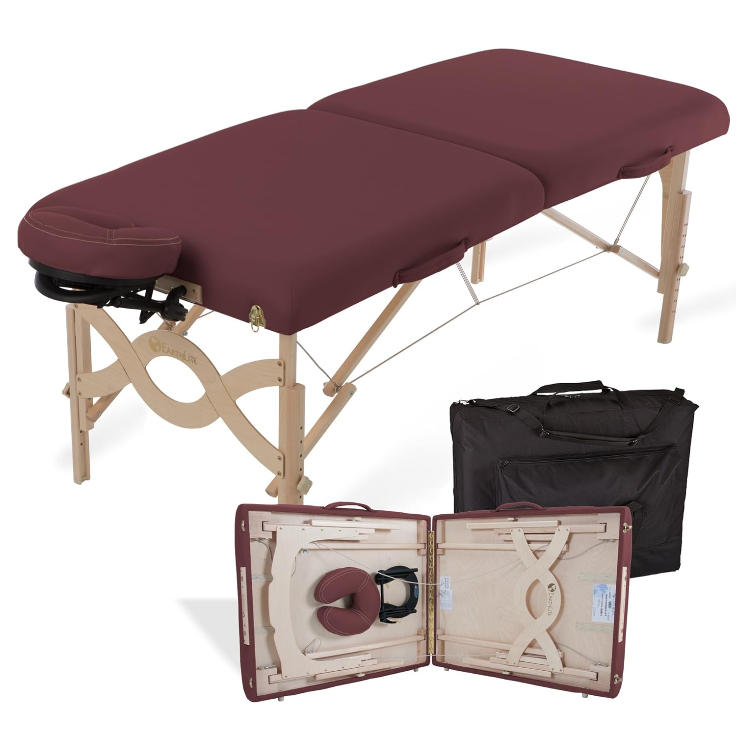 Best Portable Burgundy Massage Table