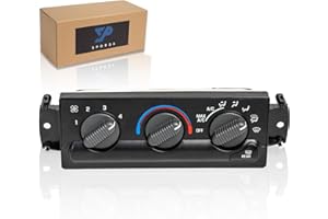 SPORDA 599-261 Climate Control Module,AC Control Panel,Compatible with 1999-2005 Chevrolet Blazer 1999-2001 GMC Jimmy 1999-2002 Oldsmobile Bravada,Replace 15098966,16250535