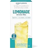 Amazon Grocery, Lemonade Drink Mix Singles, 3.2 Oz