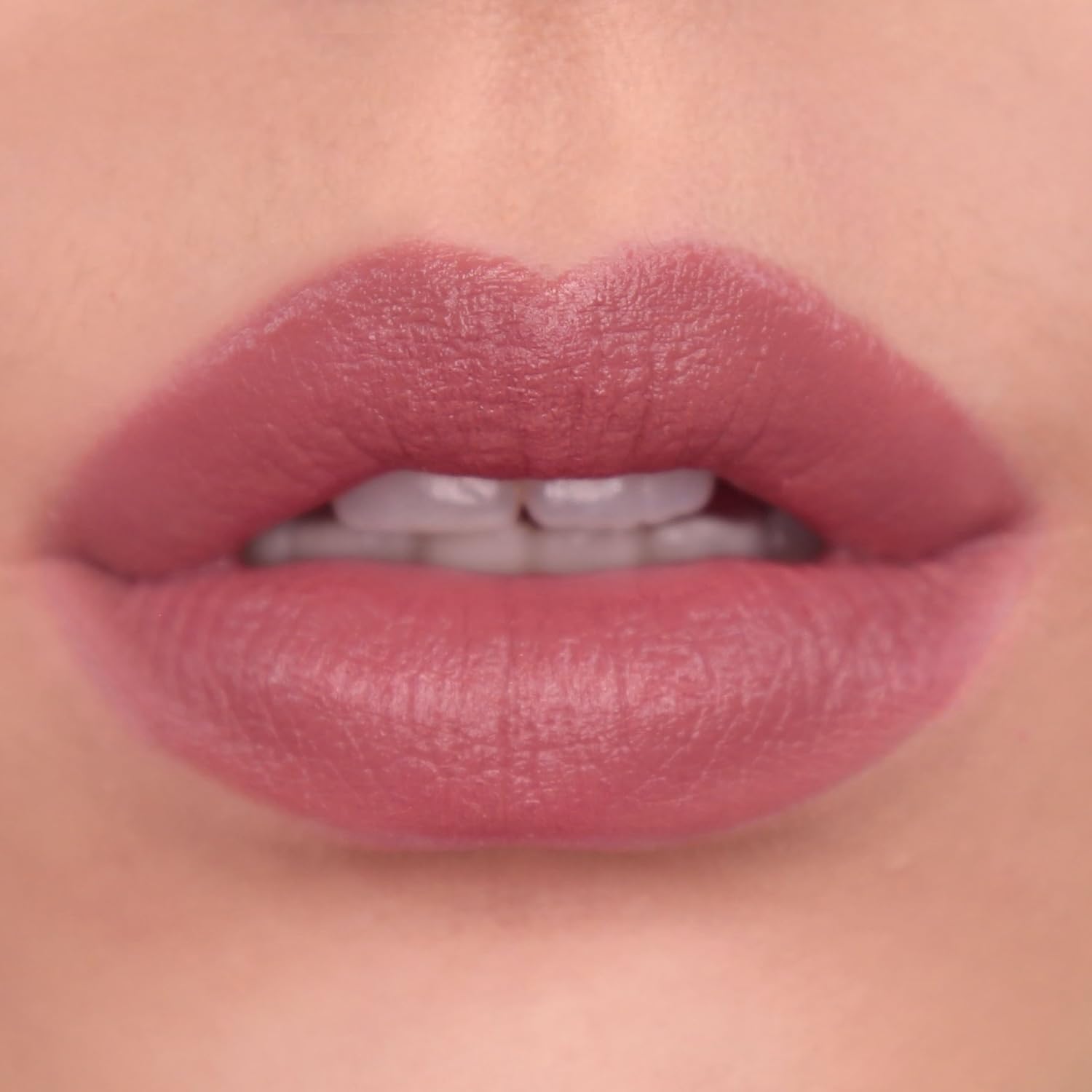 Locked in Liquid Lipstick by VASANTI - One-Swipe Matte Look with Full Coverage - Paraben Free, Vegan Friendly, Never Tested on Animals (Married-Natural Pink)
