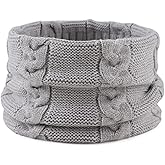 OMUKY Kids Scarf Knitted Neck Warmer infant Toddler Girls Boys Cold Weather Soft Scarves