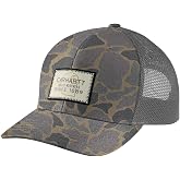 Carhartt Men's Wool Mesh-Back Camo Logo Patch Cap