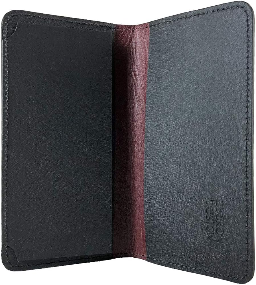 Oberon Design Celtic Hounds Embossed Genuine Leather Checkbook Cover, 3.5x6.5 Inches, Wine, Made in the USA at  Women’s Clothing store