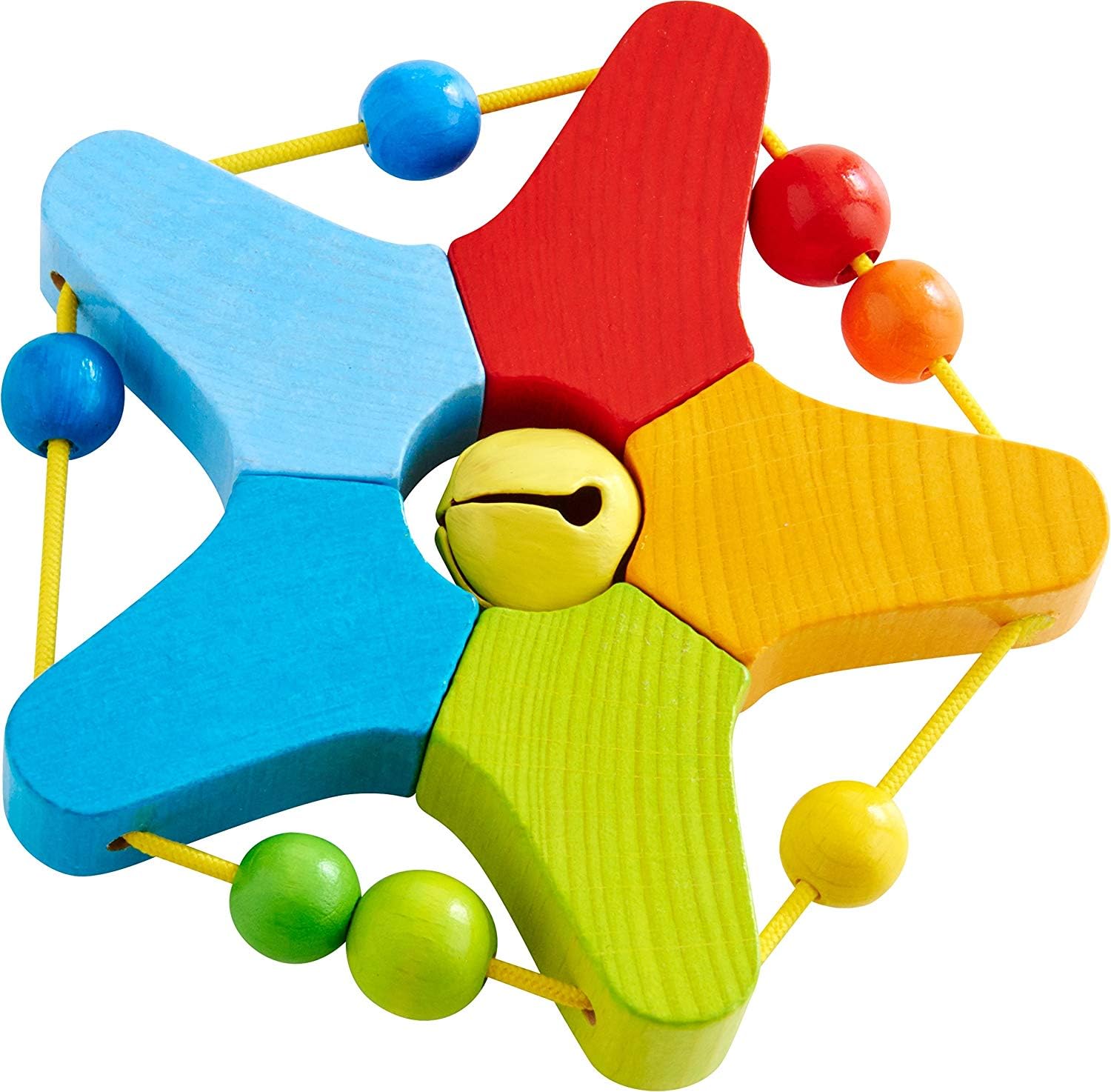 HABA Clutching Toy Jingle Star | wooden grasping toy, newborn toy | 303929