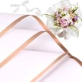 PATIKIL 20 Sheets Flower Wrapping Paper, Waterproof Flower Paper Wraps Ribbon Floral Bouquet Supplies Diy Crafts Packaging Bouquet 22 8x22 8 Inch Dark Gray M