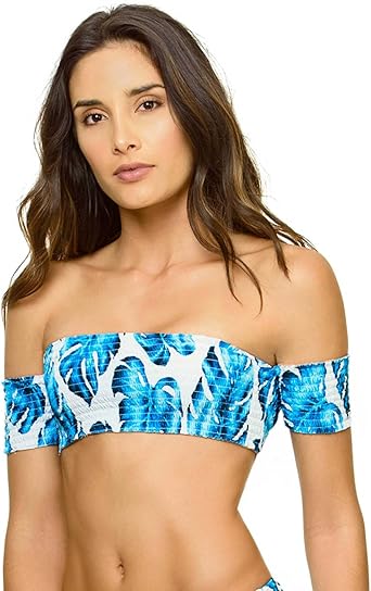 smocked swimsuit top