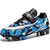 Soccer Cleats for Kids Boys Girls Indoor Football Firm Ground Turf Training Shoes for Youth