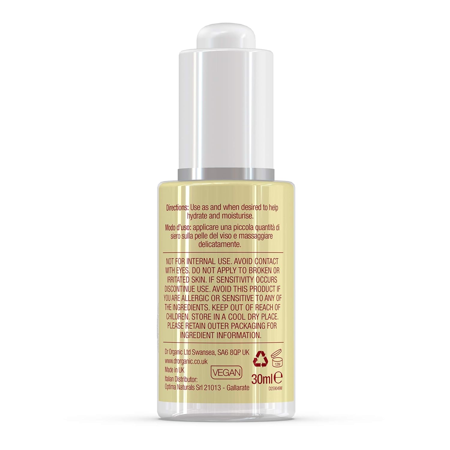 rose otto facial serum