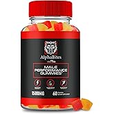 Alpha Bites Gummies, AlphaBites Advanced Formula Max Performance Gummies, All Natural Supplement Extra Strength, Alpha Bites Muscle Growth and Overall Health Support, Alpha Bites Reviews (60 Gummies)