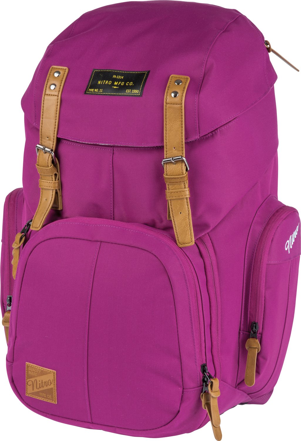 Weekender Alltagsrucksack mit gepolstertem Laptopfach, Schulrucksack, Wanderrucksack inkl. Nassfach, 42 L, Grateful Pink โ image 1