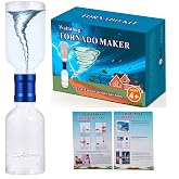 Waitahug Tornado Maker, Weather Toys, Ultra-Light Aluminum Connecting Tube, Including 2 Empty Bottles, Watertight Tornado Toy, Suitable for Kids' Science Experiments (Blue)