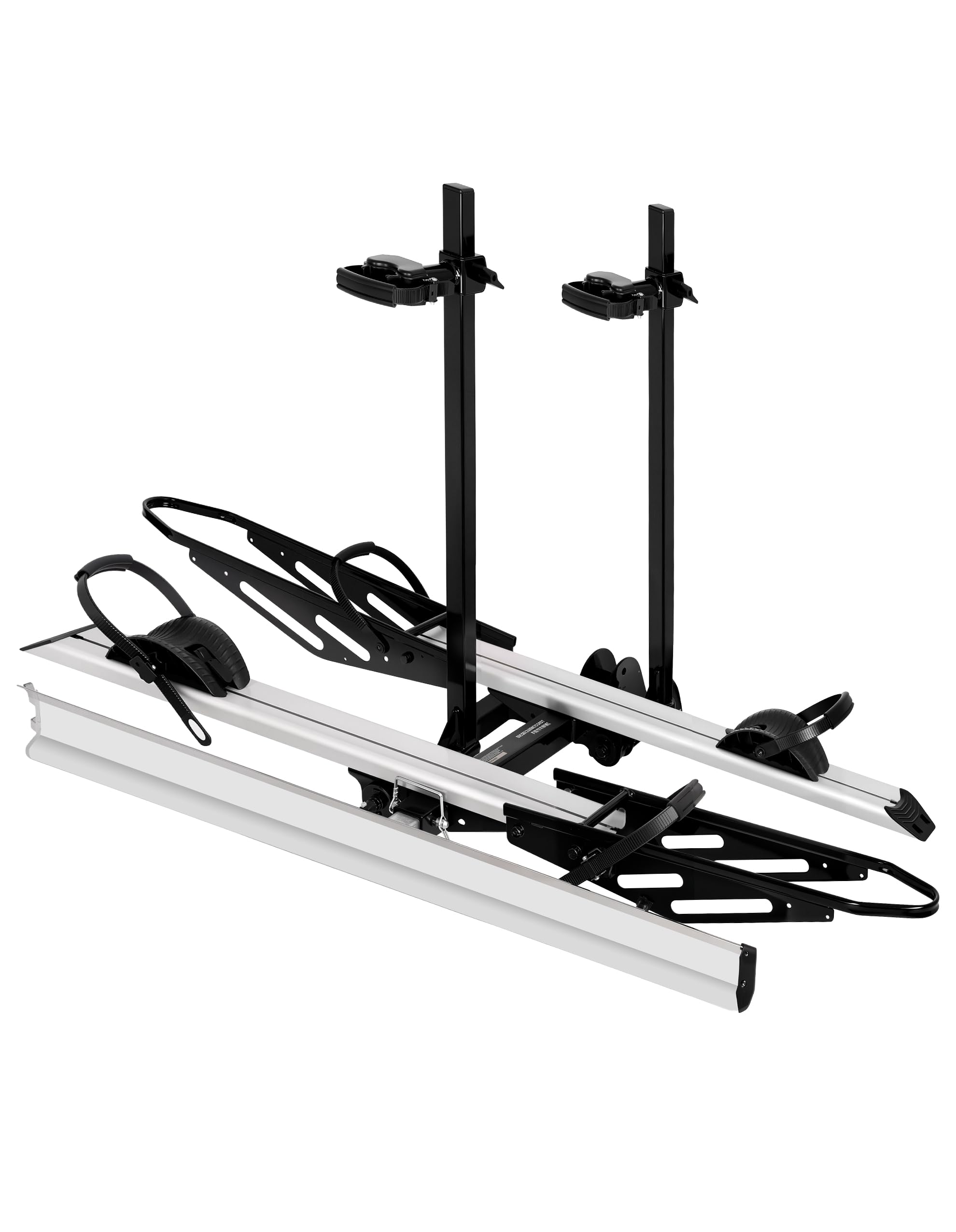 Photo 1 of ***It is used, it is missing parts and it is not known if it works at 100%.****Young Hitch Mount Bike Rack with Ramp, 200 lbs. Capacity for 2 E-Bikes, Fat Tire and Standard, fits Cars, SUVs, RVs, Trailers with 2 Inch Receiver