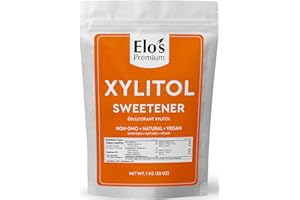 Elo’s Premium Xylitol (1kg) | Packaged In Canada| 100% All-Natural Food Grade Sugar Alternative| Non-GMO, Kosher and Halal Fr