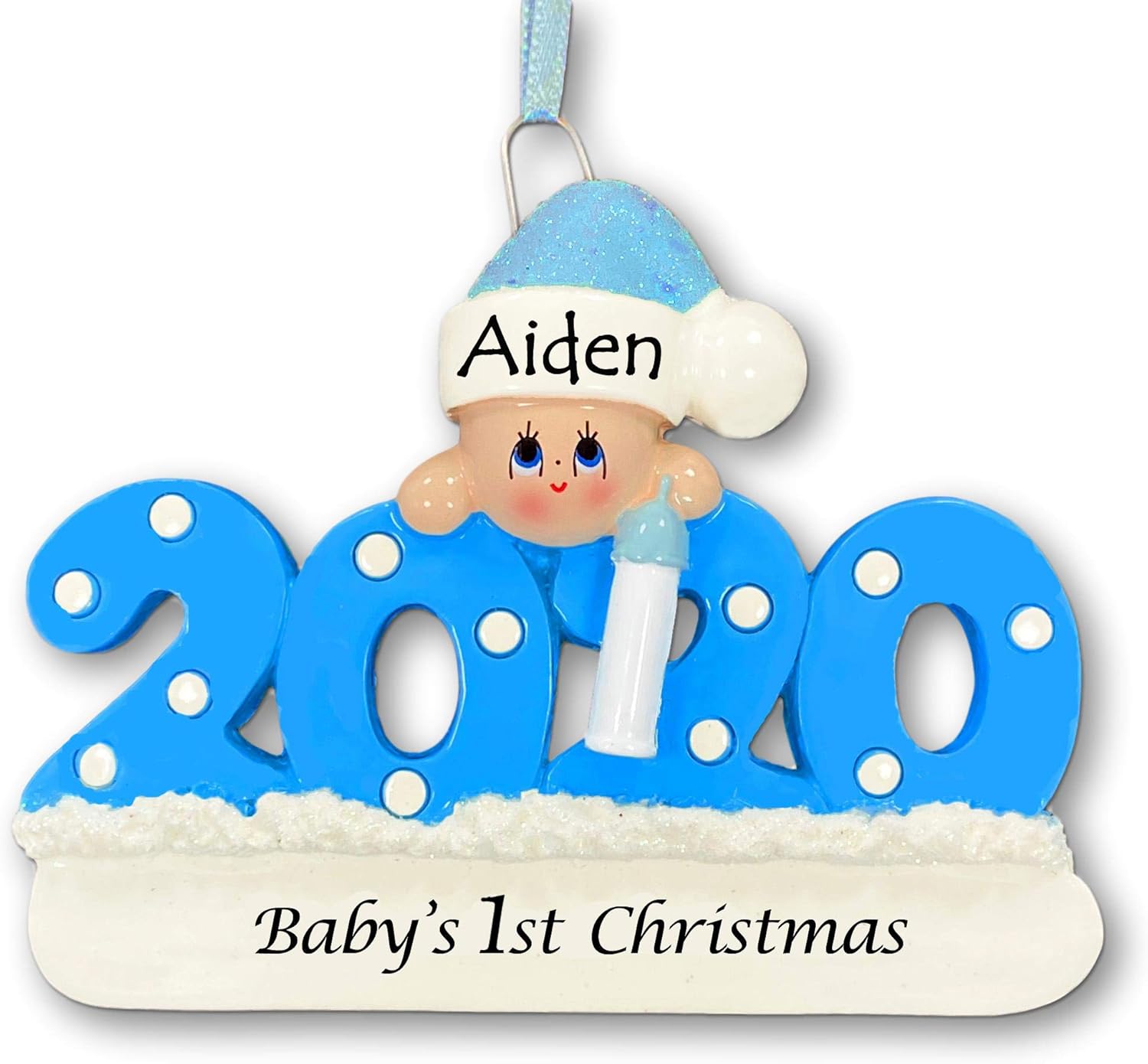 personalized baby's first christmas ornament 2018