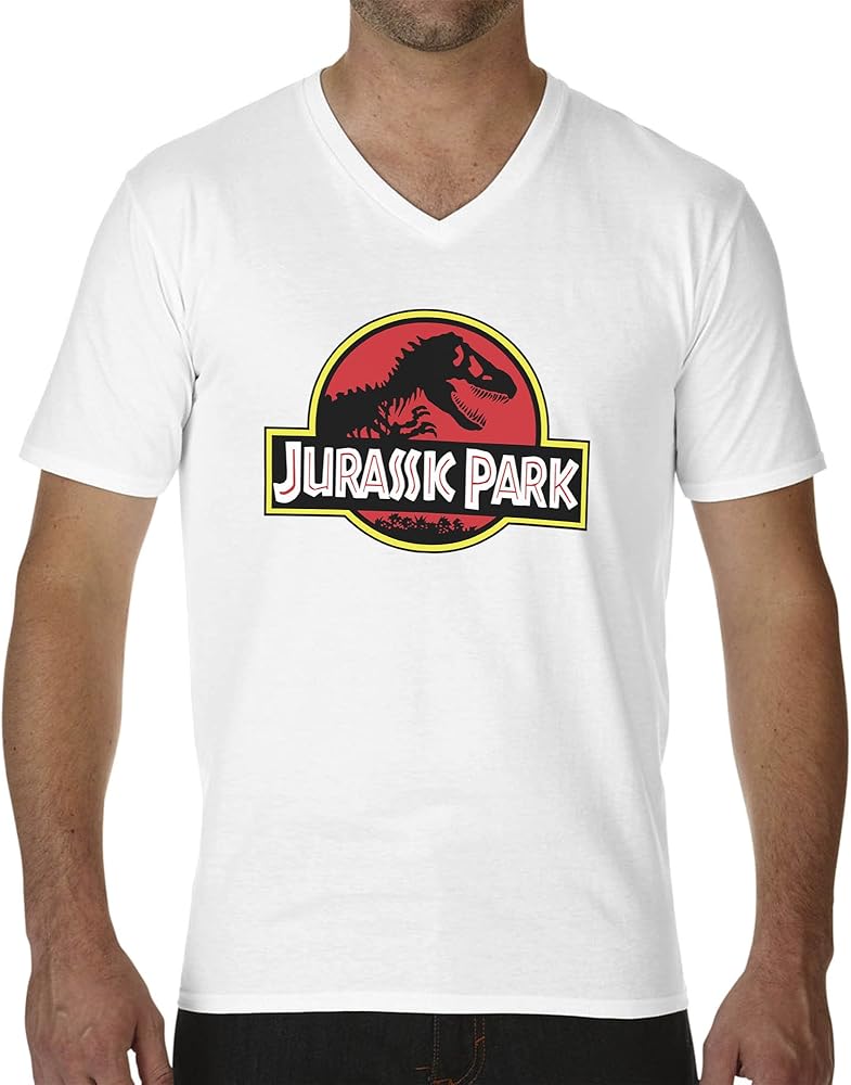 camiseta jurassic park blanca