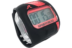 SC Sportcount Bike Timer - Water Proof Lap Timer for Bike Training - Push Button Lap Counter