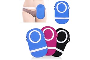Fewener Ostomy Bag Covers Kit - 3Pcs Colostomy Bag Covers for Women with Adjustable Belt, Odor Reducing Ostomy Pouch Covers, 3.5inch Round Opening Colostomy Bag Covers for Men, Ileostomy, Washable